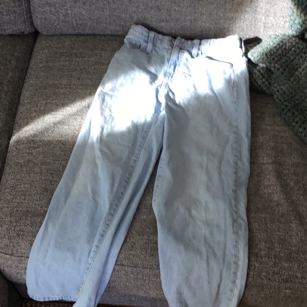 Old Navy girls size 12 jeans wide leg light wash